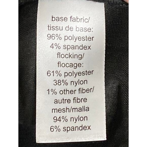 NWT MAURICES WO SIZE Small Black velvet accent design Silver Metallic dress - Picture 8 of 12